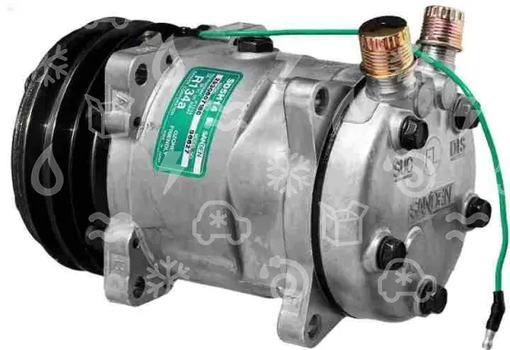 kompresor UNI SANDEN 5H14 model 6627,řemenice 132 mm - 2GA, 24V